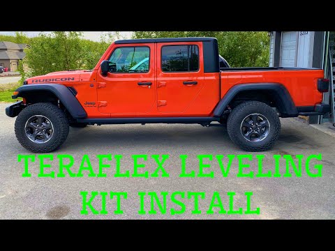 Teraflex Jeep Gladiator Leveling Kit Install