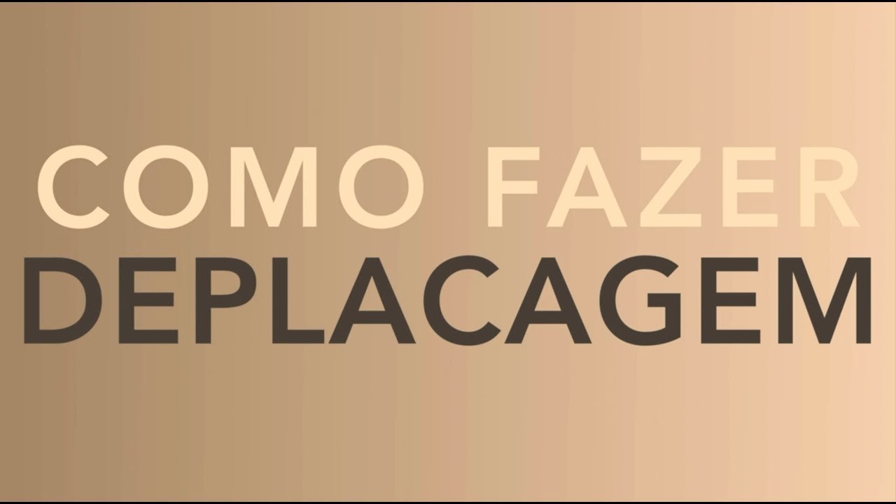 Watch Now Como fazer deplacagem Como fazer deplacagem