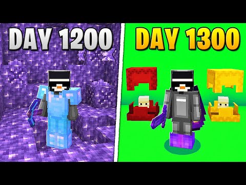 SB737 - I Survived 1,300 Days in HARDCORE Minecraft...
