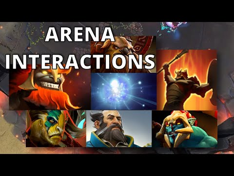 Mars arena interaction with Huskar, Io, Kunkka, ET, Eshaker Part 3