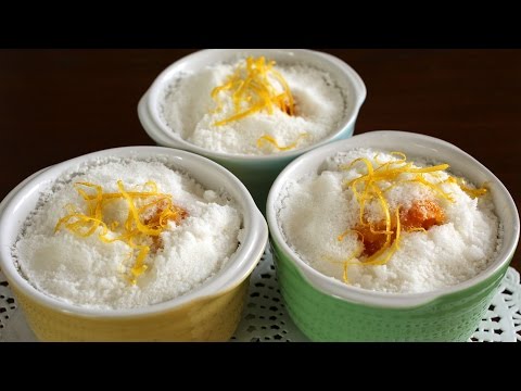 カップケーキ餅（ホバクトク：호박떡 (Cupcake rice cake (Hobaktteok: 호박떡))