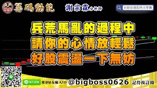 【大戶羅盤籌碼動能】 #謝宗霖0910，兵荒馬亂的過程中，請你的心情放輕鬆，好股震盪一下無妨 (圖)