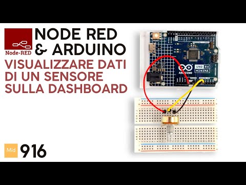 Leggere un sensore di Arduino e visualizzare un grafico sulla dashboard di Node-RED