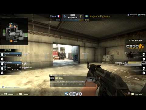 Ninjas in Pyjamas vs Titan Game 1 (CEVO-P CS:GO Season 7) - Metuz & Launders