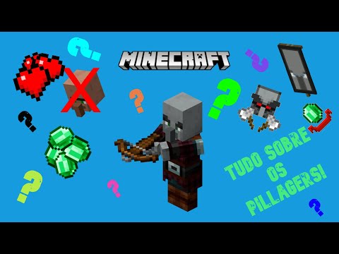 Minecraft curiosidades #3: TUDO que você precisa saber sobre os pillagers/saqueadores do Minecraft