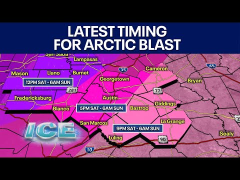 Austin weather: Winter storm timeline: Latest on Arctic blast | FOX 7 Austin