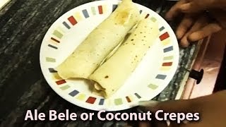 preview picture of video 'Ale Bele or Coconut Crepes | Kolkata'