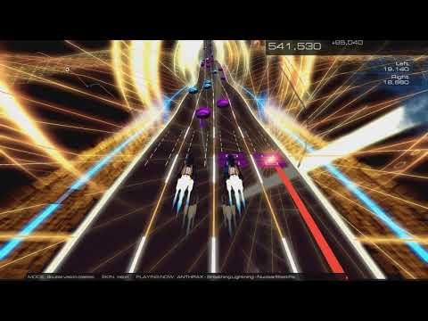 [Audiosurf 2 - Double Vision Classic] Anthrax - Breathing Lightning (1615k)