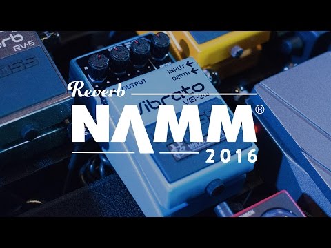Boss Waza Amp, Vibrato VB-2W, Roland Blues Cube and the Boss VO-1 from the Winter NAMM Show 2016