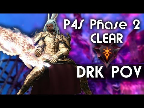 【FFXIV】Aspholdelos: The Fourth Circle Savage (P4S) Phase 2 CLEAR | DRK POV