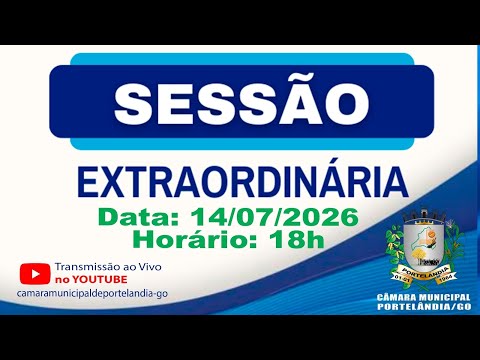 Câmara Municipal de Portelândia-GO está ao vivo!