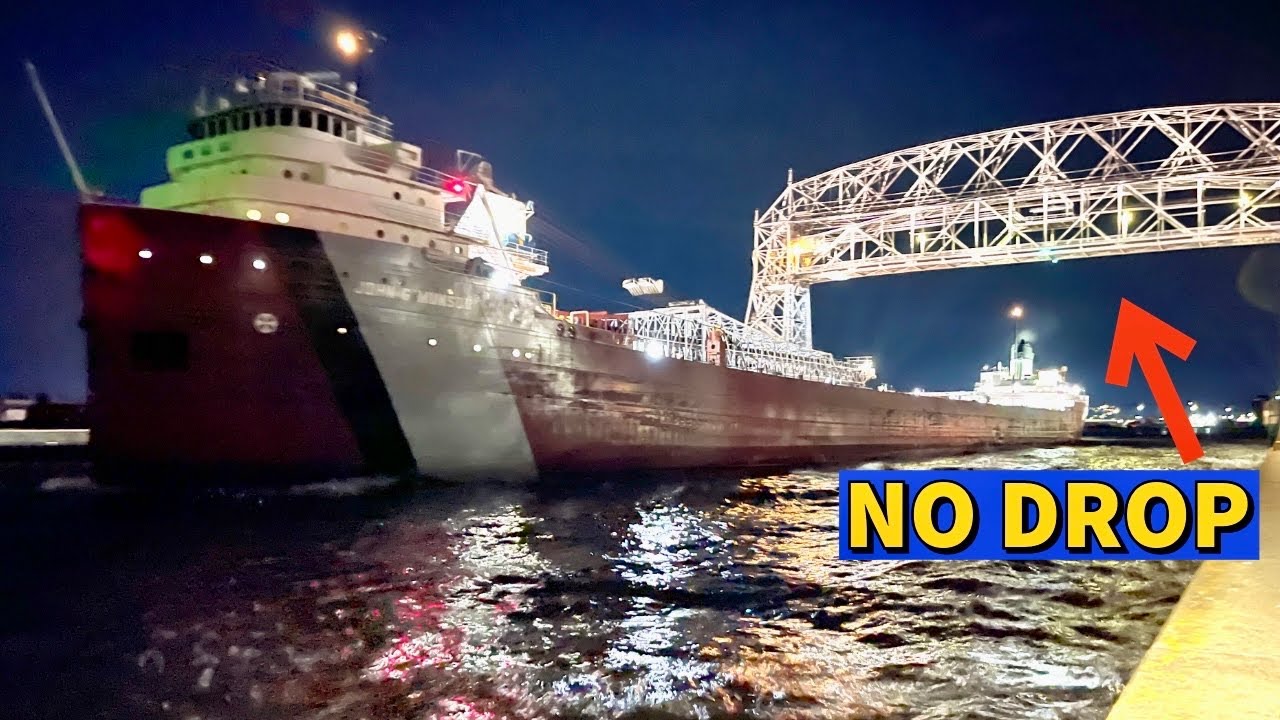 ⚓️ Two Ships Stay Tight, Duluth Lift Bridge Won’t Come Down