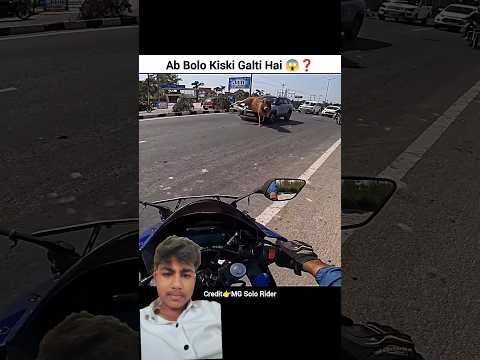 car 🚗 ne thok diya bail ko 😱 #shorts #car #bike #raider #superbike #sports