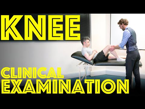 Knee Examination -  How to perform a KNEE EXAM for Orthopaedic Clinical Skills OSCE - Dr James Gill