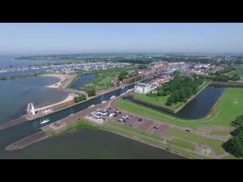 DJI Droneshots of Hellevoetsluis Netherlands