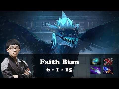 Faith Bian  Winter Wyvern - Dota 2 Support Gameplay