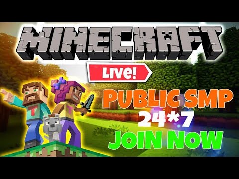 EPIC MINECRAFT SMP 24/7 - JOIN NOW FOR CRAZY FUN!