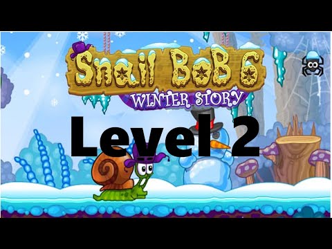 Snail Bob 6: Winter Story - Walkthrough Level 2