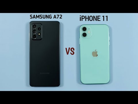 Samsung A72 vs iPhone 11 Speed test & Camera Comparison