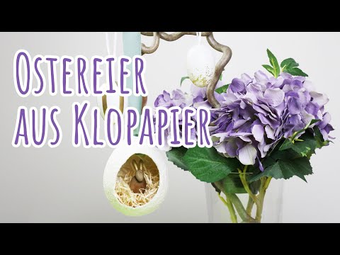Ostereier aus Klopapier basteln | DIY Pappmaché - Talu.de