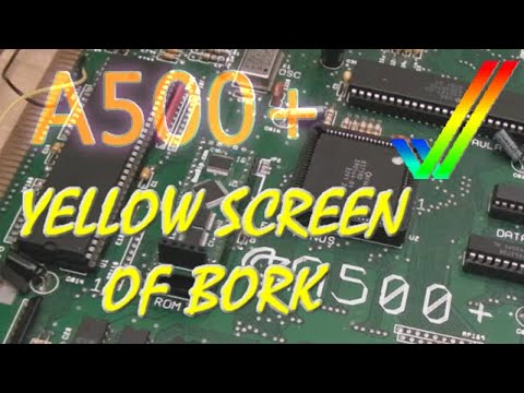A500+ Yellow Screen of Bork Repair (RAM)