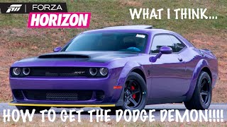 How to get the Dodge Demon in Forza Horizon 4 and what I think of it