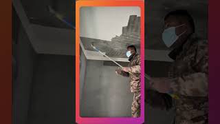 Removing Old Paint from the Ceiling | Clean Finish Process