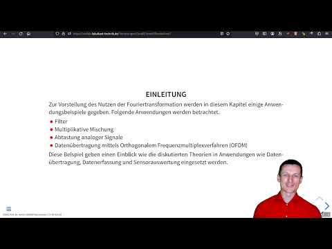 Signale und Systeme - Anwendungen der Fourier-Transformation - Einleitung