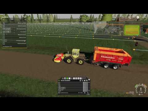Ls19  Farming Simulator 19  Courseplay-Tutorial | 08 gras schneiden beladen und abfahren zur BGA 2.0