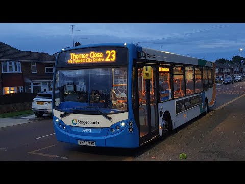 SMOOTH RUN: Route 23 | SN63VVK/36975 - Stagecoach North East: ADL E20D/ADL Enviro 200