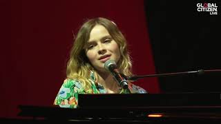 Gabrielle Aplin Performs &#39;Waking Up&#39; | Global Citizen Live in Brixton 2018
