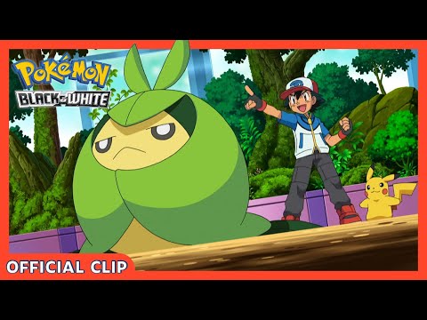 Sewaddle Evolves! | Pokémon the Series: Black & White | Official Clip