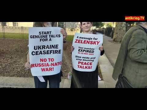 London: Demonstration in Solidarität mit Russland u. Palästina - Stop the War- Stop Weapon Exports