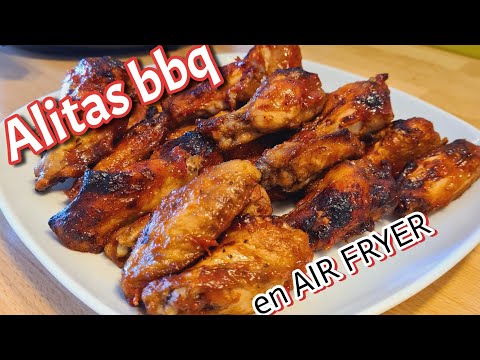 ALITAS BBQ EN FREIDORA DE AIRE