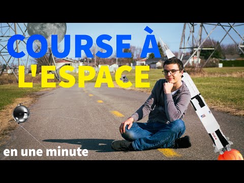 La conquête de l'espace en 1 minute