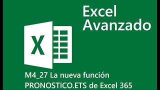 27 La nueva función PRONOSTICO ETS de Excel 2016