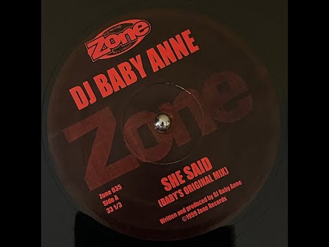 DJ Baby Anne - She Said (Baby's Original Mix)