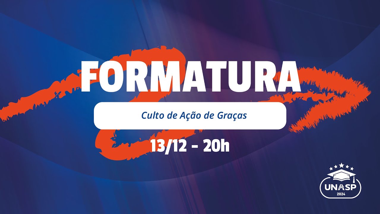 🔵 Culto de Ação de Graças