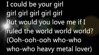 Lady Gaga   Heavy Metal Lover   Lyrics on screen