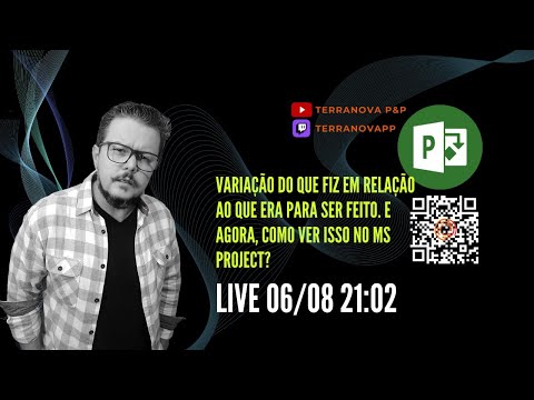 Variação do que fiz em relação ao que era para ser feito. Como ver isso no MS Project?