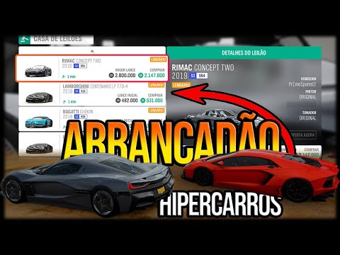 Forza Horizon 4 - ARRANCADÃO de LEILÃO com HIPERCARROS