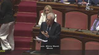MARIO MONTI REPLICA A GIORGIA MELONI: “IL TEMA EUROPA MERITA UN ACCORDO TRA I POLI SUI PUNTI CHIAVE”