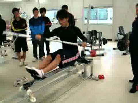 Canoe kayak weight training on ergo NO.1