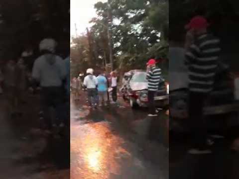 Kecelakaan beruntun di jalur puncak bogor