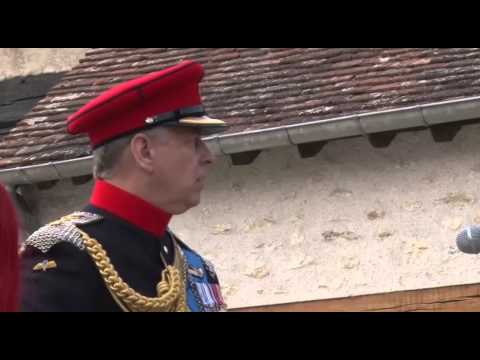 Royal Approval for Soldiers of 9th/12th Lancers 08.09.14