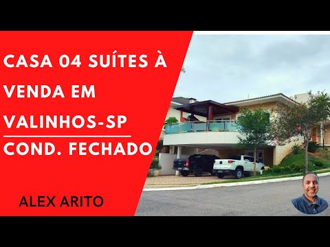 😍CASA COM 04 SUÍTES À VENDA CONDOMÍNIO MORADA NASCENTES EM VALINHOS | ALEX ARITO CORRETOR DE IMÓVEIS