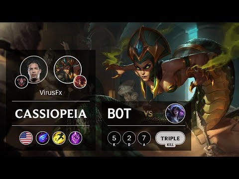 Cassiopeia Bot vs Kai'Sa - NA Grandmaster Patch 9.17