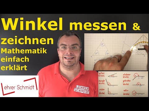 Measuring and drawing angles | Geometry - explained simply | Lehrerschmidt