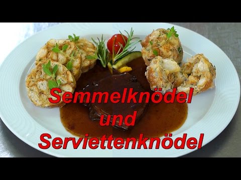 Semmelknödel und Serviettenknödel selber machen - Tipps und Tricks