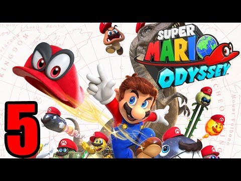 Super Mario Odyssey playthrough pt5 - Retro Wall Fun and 2nd Boss
